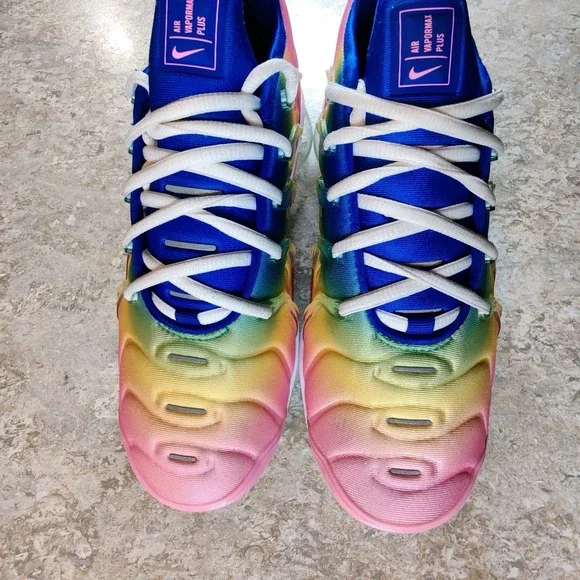 Nike Air Vapor Max Plus 'Cotton Candy Rainbow' FJ4550-606 Womens 7 *Barely Worn - Picture 6 of 12